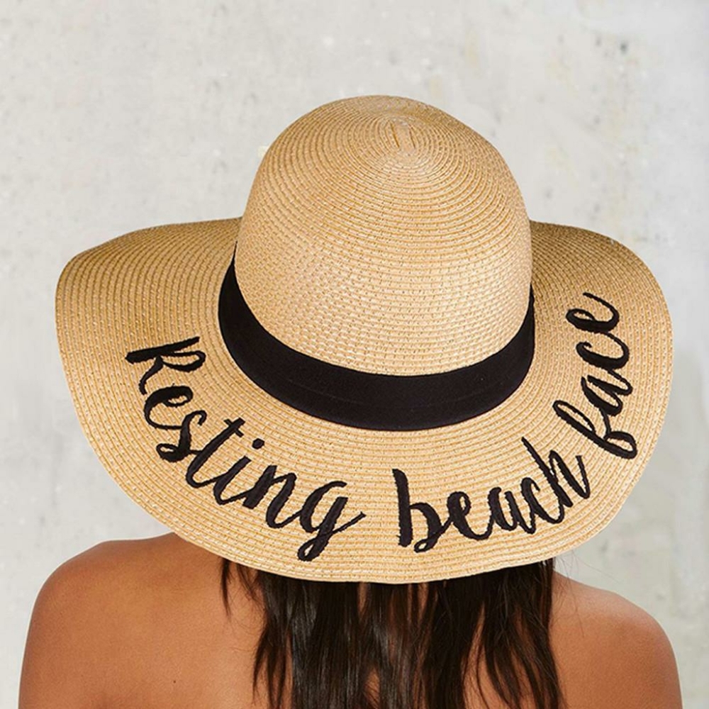 Resting Beach Face Hat